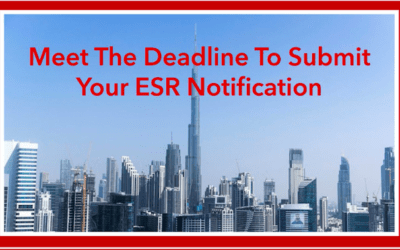 Extension To ESR Filing & Notification Granted Until 31st January 2021