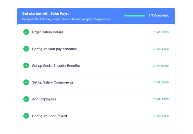 Zoho Payroll